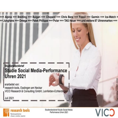 Studie Social Media Performance Uhren 2021