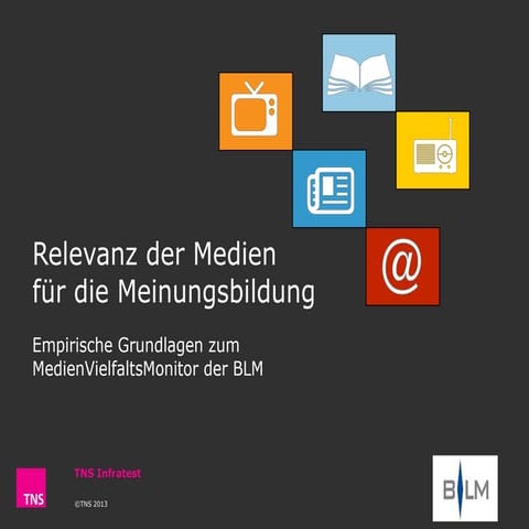 Studie Relevanz der Medien für die Meinungsbildung