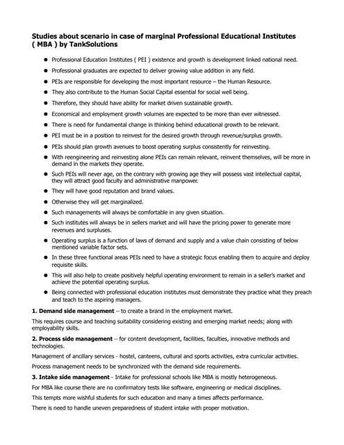 Studies In PG Education