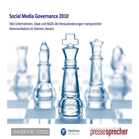 Studie Social Media Governance 2010 - Ergebnisbericht