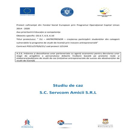 Studii de caz de diferite tipuri pentru viitori antreprenori