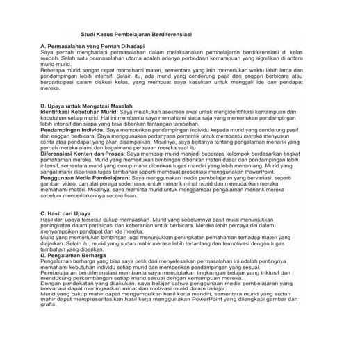 studi kasus pembelajaran matematika ppg daljab | DOCX