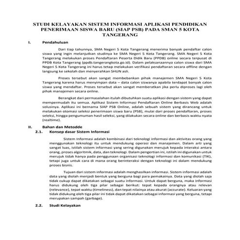 Studi kelayakan ppdb sman 5