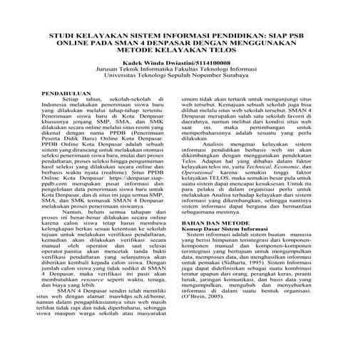 Studi kelayakan sistem informasi pendidikan psb online.docx