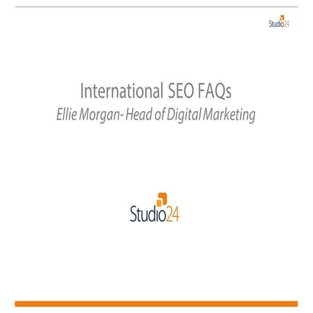 International SEO FAQs
