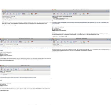 Studio and camera booking