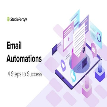 StudioForty9  - Email Automation 4 Steps to Success