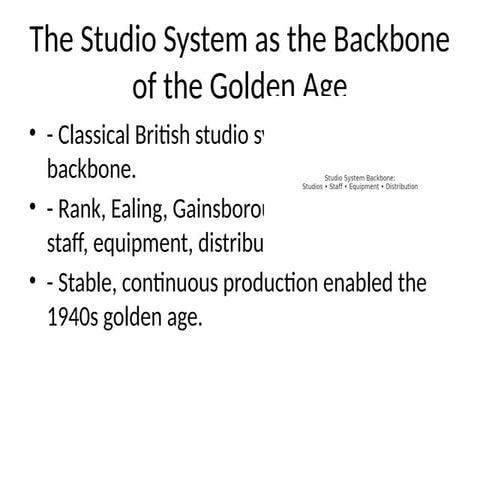 Studio_System_Presentation.pptxIS1IPEHUST | PPTX