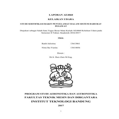 Studi sertifikasi rakit penyelamat