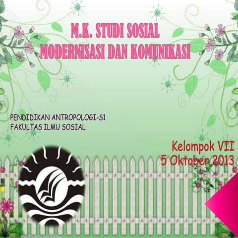 Akademisi baru mengikuti kelas studi sosial