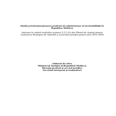 Studiu funcionarea profesiei_de_administrator_al_insolvabilitii_-19-07-2013 