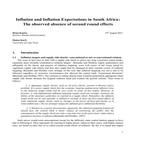 Case study on inflation, price and supply | PPTX