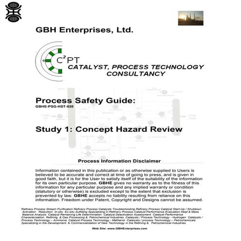 Study 1: Concept Hazard Review
