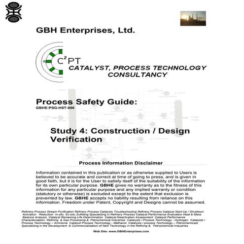 Study 4: Construction / Design Verification