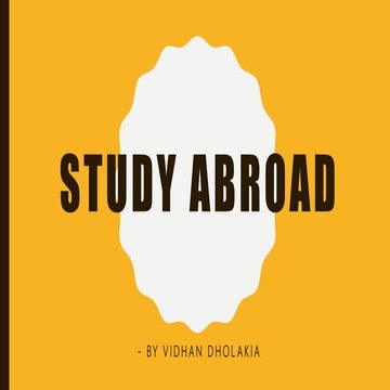 Study abroad | PPT