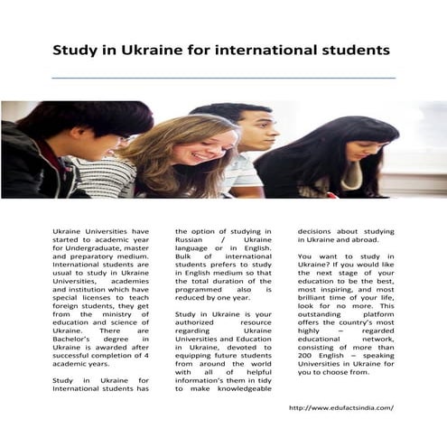 Study abroad for international students