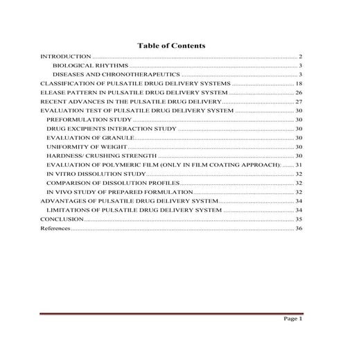 Study and evaluation of Pulsatile Drug delivery system.docx