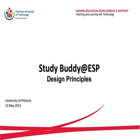 Study Buddy design principles | PPT
