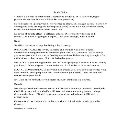 Study guide