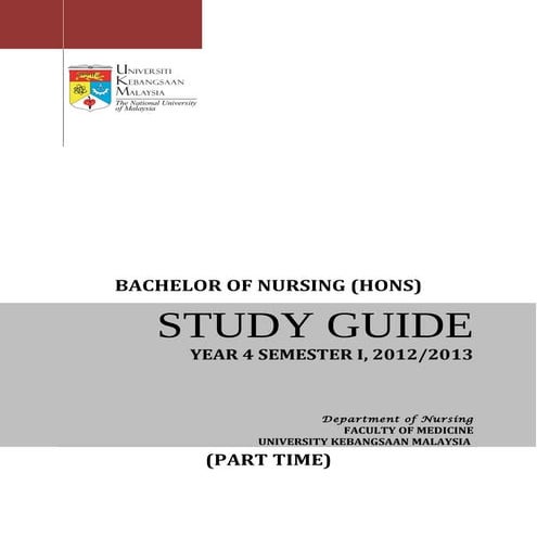 Study guide for patient education fffj4613 | PDF