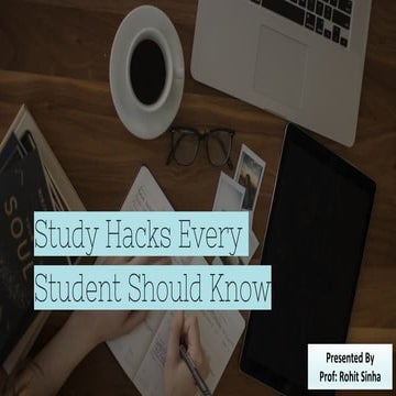 Study hacks every student should know