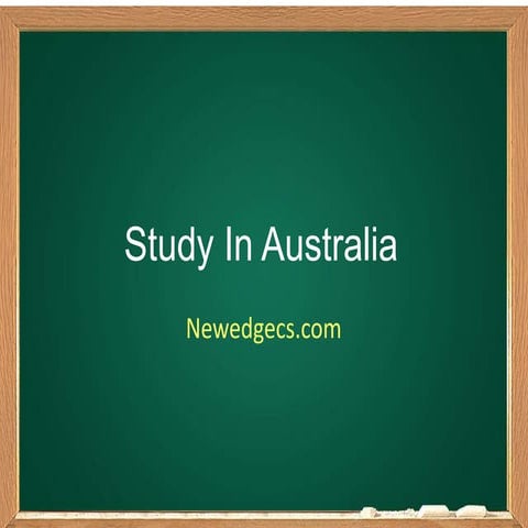 Study in australia, overseas education consultants for australia  -  newedgecs