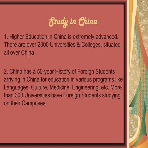 Why study in china | PPTX