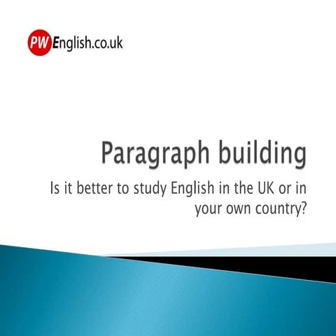 Studyinenglandparagraphdesign