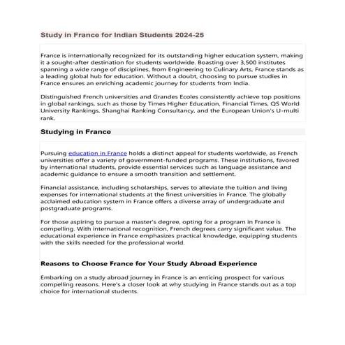 Study in France for Indian Students 2024.docx