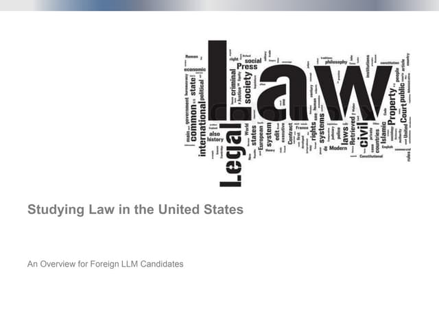 Studying law in the united states-A...