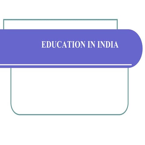 Study in india
