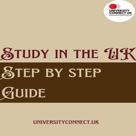 Study in the UK | Step by step guide for International students | PDF