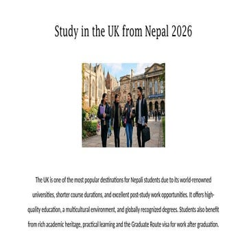 UK Student Visa 2026 for Nepali Students: Complete Guide and Latest ...