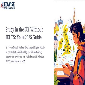 Study in the UK Without IELTS, Options for Nepali Students. | PDF
