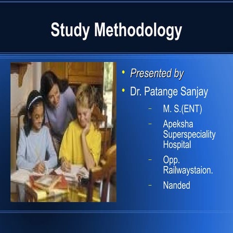 Study methodology 