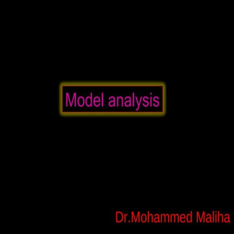 Model analysis in orthodontic