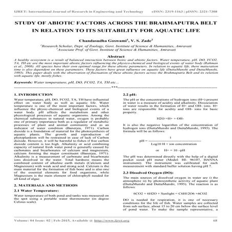 Study of abiotic factors across the brahmaputra belt in relation to its suita...