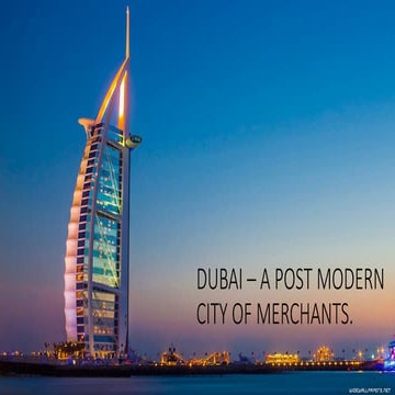 Study of a  city   dubai.