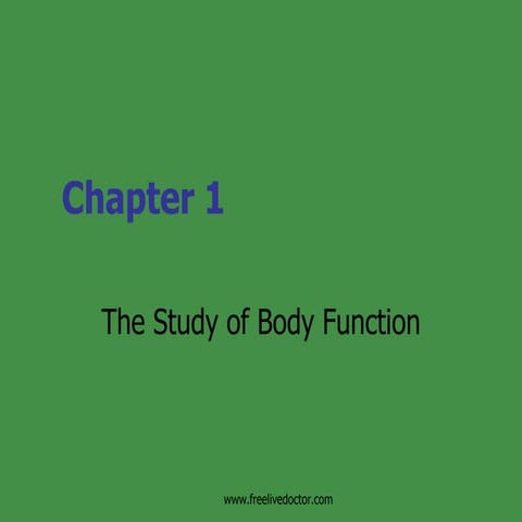Study Of Bodyfunction