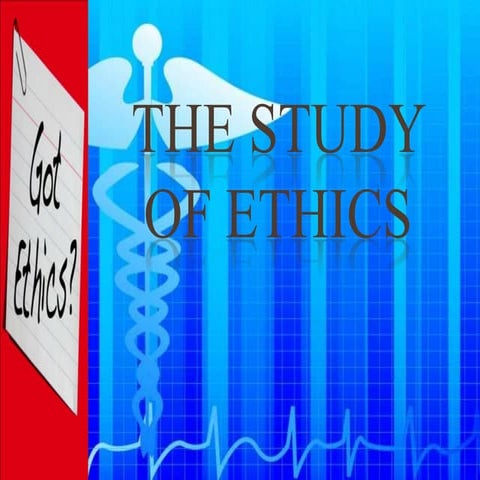 Study of ethics