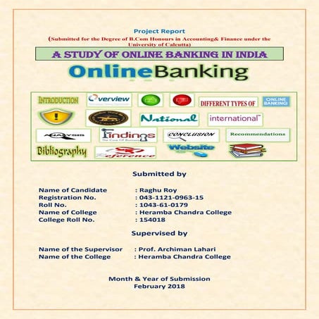 Study of online banking in india