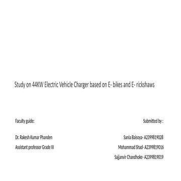 Study on 44KW Electric Vehicle Charger based on.pptx