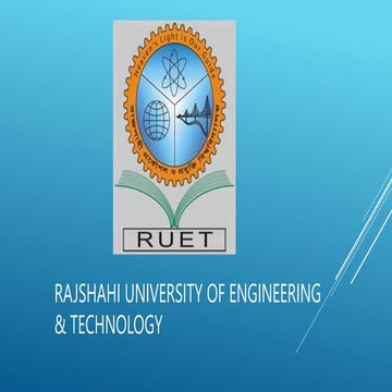 A Case Study on Fertilizer Industry by RUET