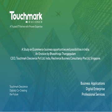 Study on ecommerce opportunities in india