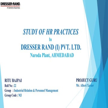 Study on hr practices