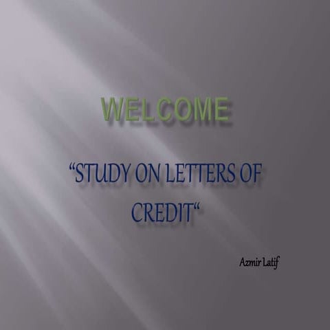 Letters of credit (L/C) in Textile Business