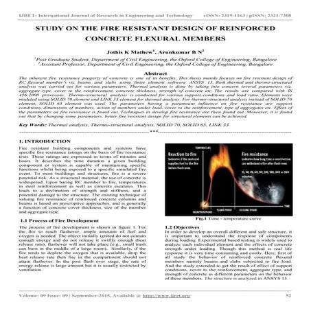Study on the fire resistant design of reinforced concrete flexural ...