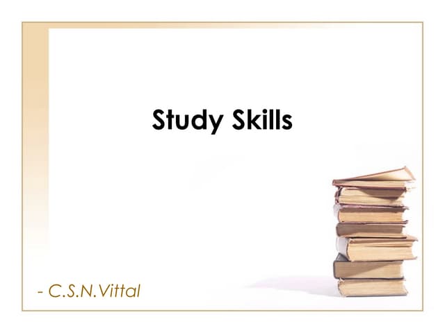 Study skills