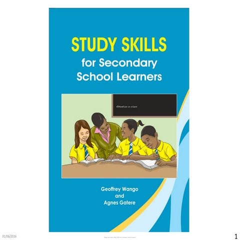 Study Skills for Secondary School Learners 