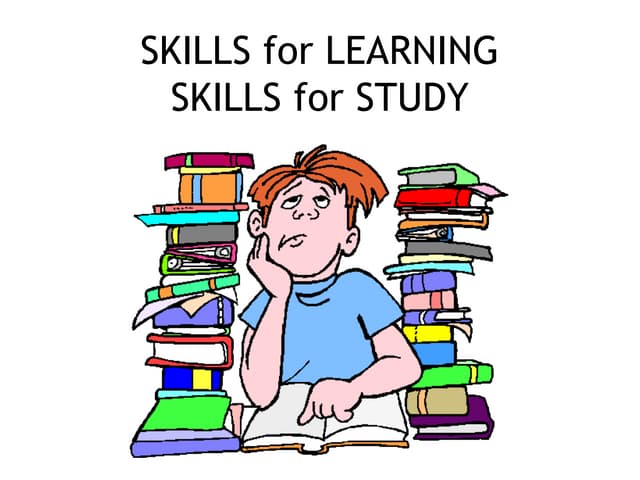 Study skills powerpoint